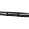 Patch Panel GEMBIRD 24 Porturi Cat 5e RJ45 Negru NPP-C524-002