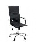 Scaun de birou OFF 802M, ergonomic, spatar inalt, mecanism balans, roti gumate, 100 kg