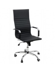 Scaun de birou OFF 802M, ergonomic, spatar inalt, mecanism balans, roti gumate, 100 kg