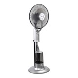 Ventilator cu Pulverizare Vapori de Apa si Umidificare, Argintiu, Putere 75W, Diametru 40cm, 3 Viteze