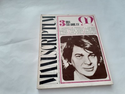 MANUSCRIPTUM NR 3/ 1984 foto
