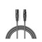 Cablu digital DMX 110 ohmi XLR 3-pini tata - XLR 3-pini mama 3m gri