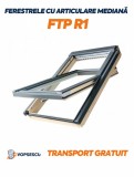 Fereastra cu articulare mediana cu geam dublucameral, Fakro, Model FTP R1