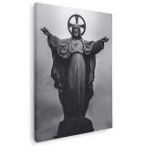 Tablou afis Iisus Hristos statuie Tablou canvas pe panza CU RAMA 40x60 cm