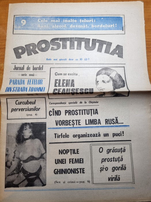 ziarul erotic-sexual - prostitutia - din anii &#039;90