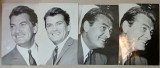 SET DE 4 FOTOGRAFII DE PRESA CU ACTORUL FRANCEZ JEAN MARAIS ( 1913 -1998 ), IN TIMPUL FILMARILOR DIN ROMANIA , 1967
