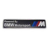 Emblema BMW Motorsport, 12x2.8cm, negru
