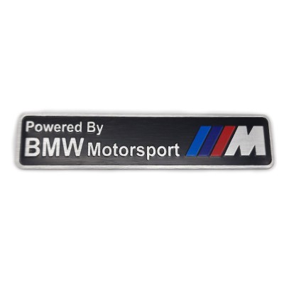 Emblema BMW Motorsport, 12x2.8cm, negru foto