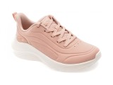 Cumpara ieftin Pantofi sport SKECHERS roz, BOBS SQUAD WAVES, din piele ecologica