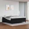 VidaXL Cadru de pat, negru, 160x200 cm, piele ecologică 3121053
