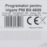 Cumpara ieftin Programator pentru irigare PNI BX-6609, display LCD, alb