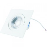 Spot LED Patrat COB alb 118x188x53mm 9W=160W 6500K lumina rece SPN7366