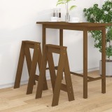 Cumpara ieftin Scaune, 2 buc., maro miere, 40x40x75 cm, lemn masiv de pin