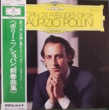 Vinil # LP "Japan Press" Chopin , Maurizio Pollini &lrm;&ndash; 24 Pr&eacute;ludes Op. 28 (EX)