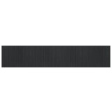 Cumpara ieftin Covor dreptunghiular, gri, 80x400 cm, bambus