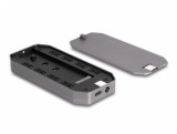 Rack extern USB 3.2 Gen 2x2 type C la M.2 NVMe PCIe SSD cu RGB LED, Delock 42015