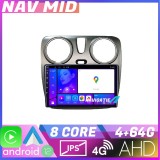 Navigatie Dacia Dokker EDOTEC Lite Android 12, 4GB RAM, 64GB, CarPlay