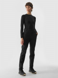 Pantaloni de trekking softshell membrana 5000 pentru femei - negri, 4F Sportswear