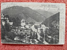 Carte postala, Sinaia vedere generala, 1903