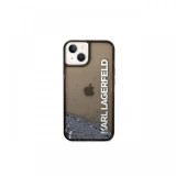Husa iPhone 14 Plus Karl Lagerfeld Translucent Liquid Glitter Black