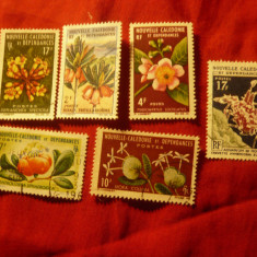 Set timbre Flora Noua Caledonie - Flora , 6 valori stampilate
