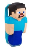 Ghiozdan plus Minecraft Steve 30 cm