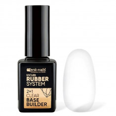 Enii Rubber System 2in1 Beige Base and Builder, CLEAR, 11ml