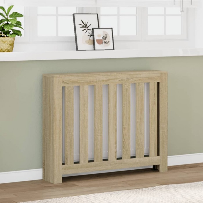 Gossi masca pentru calorifer stejar sonoma 104x20x82cm lemn prelucrat