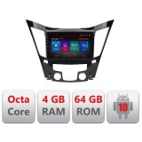 Navigatie HHyundai Sonata 2011-2015 E-259 Octa Core cu Android Radio Bluetooth Internet GPS WIFI DSP 4+64GB 4G CarStore Technology