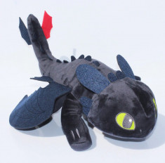 Jucarie Plush How To Train Your Dragon Toothless 23 cm foto