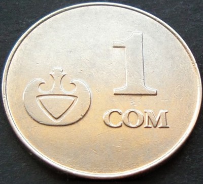 Moneda 1 SOM - REPUBLICA KYRGYZSTAN, anul 2008 * cod 3510 foto