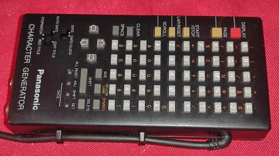 GENERATOR CARACTERE - PANASONIC VW -CG2E foto