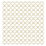 Cumpara ieftin Set 100 inele breloc, auriu 3.4 cm, grosime 2.5 mm, accesorii metalice rotunde despicate pentru chei, brelocuri, etichete, pandantive si proiecte crea