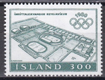 Islanda 1980 - Jocurile Olimpice - Moscova, MNH foto
