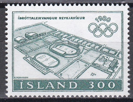 Islanda 1980 - Jocurile Olimpice - Moscova, MNH