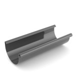Jgheab din Plastic Grafit 2m, Sistem Pluvial 75 pentru Casa Ta