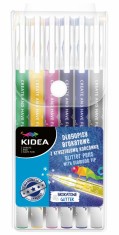 SET 6 PIXURI COLORATE CU GLITTER KIDEA foto