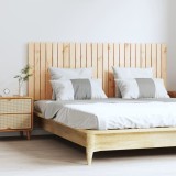 VidaXL Tăblie de pat pentru perete, 159,5x3x60 cm, lemn masiv de pin