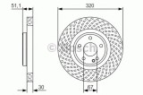 Disc frana MERCEDES A-CLASS (W176) (2012 - 2016) BOSCH 0 986 479 A59