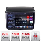 Navigatie Mitsubishi L200 2006-2014 Edotec Kit-094 8 core QLED 2K 16+512 360 Android Waze USB Navigatie Internet Youtube Radio CarStore Technology