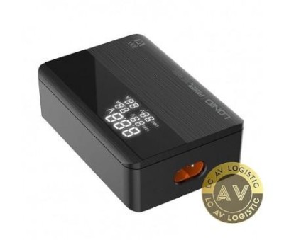 Incarcator Statie Ldnio Display A4809C 100W 5A 2 x USB-A - 2 x USB-C Negru foto