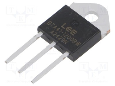 Triac LUGUANG 1,2kV 40A TO3P - Igt 50mA, Ufmax 1,55V foto