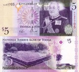 TONGA 5 pa&#039;anga ND (2008-2014) UNC!!!