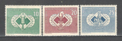 D.D.R.1960 Olimpiada de sah Leipzig SD.88 foto