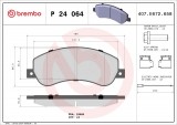 Set placute frana BREMBO P24064