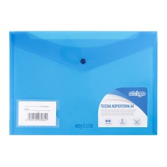 Mapa Strigo Plic cu Capsa si 2 Buzunare, A4, Albastru