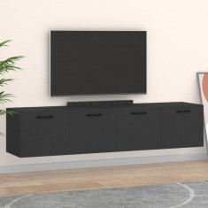 Dulapuri TV de perete, 2 buc. negru 60x36,5x35 cm lemn compozit GartenMobel Dekor