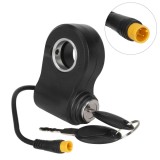 Contact cu Cheie si Mufa Waterproof 3 Pini pentru Kukirin G2 Pro, G2 Max, Kugoo Kirin si Trotinete Electrice
