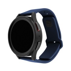 Fixed - Silicone Sporty Strap Set 20mm - Samsung Galaxy Watch 4/5/Active 2, Huawei Watch GT 3 (42mm)/GT 3 Pro (43mm) - Blue foto