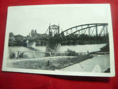 Ilustrata Arad - Podul circulat 1933 foto